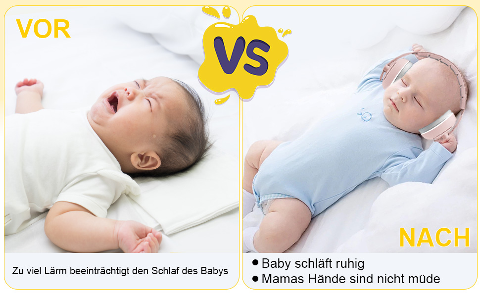 Навушники для захисту від шуму для немовлят 2-в-1, рожеві, до 48 місяців