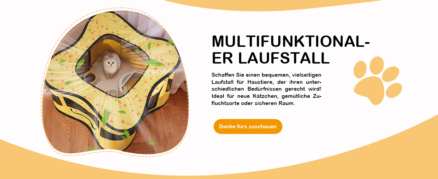 Портативний вольєр для цуценят ALLSOPETS: складаний загін для котів та собак, переносна клітка-будка з боковою кишенею (зелений, L)