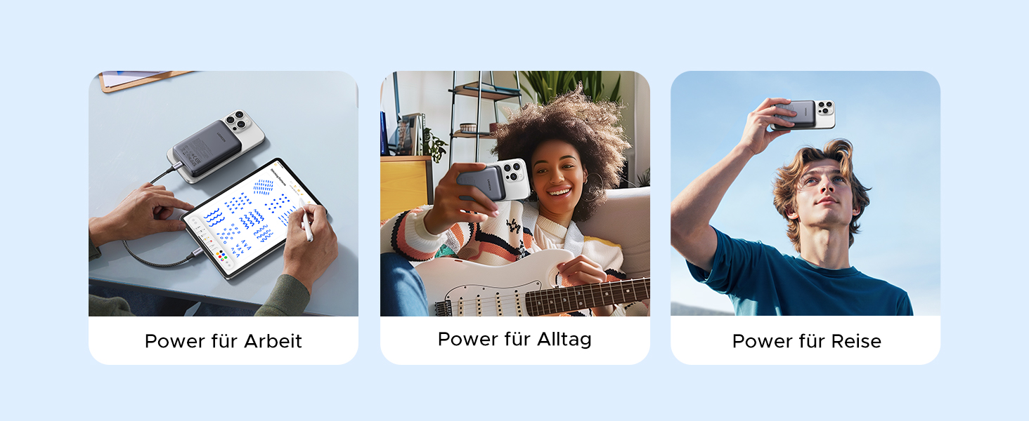 Power Bank UGREEN Nexode Qi2 10000mAh з MagSafe та USB-C 20W - зовнішній акумулятор для iPhone 16 Pro Max/16/15-12