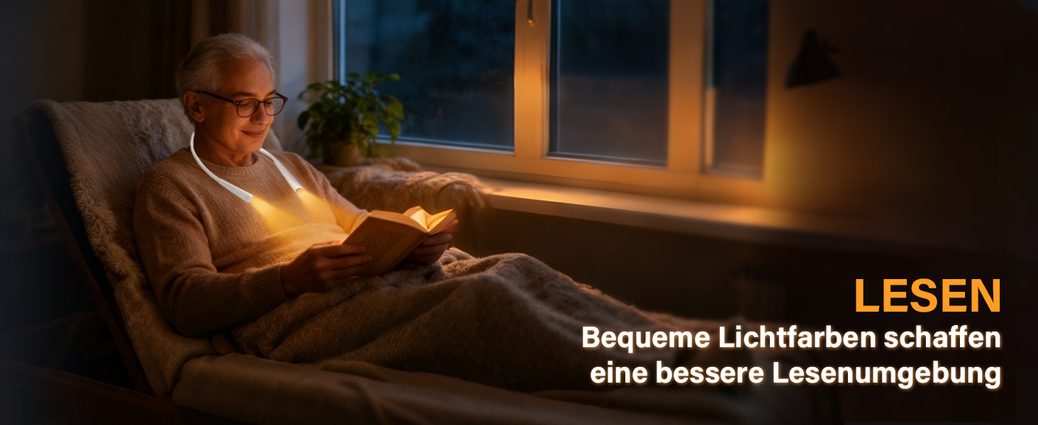 Ліхтарик для читання LED USB акумуляторний, диммер з 3 режимами, для рукоділля, ремонту, шиття, майстерні, риболовлі (білий, 1000mAh)