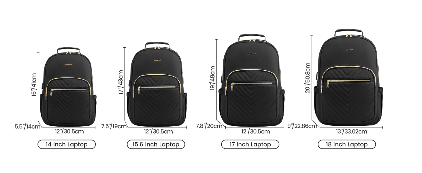 LOVEVOOK Рюкзак для жінок, великий, 15.6