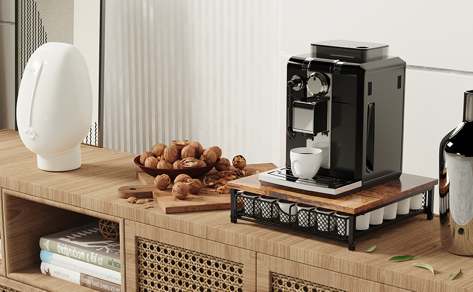 Організатор для капсул K-Cup: висувна шухляда для 36 капсул, чорний AMR-R818