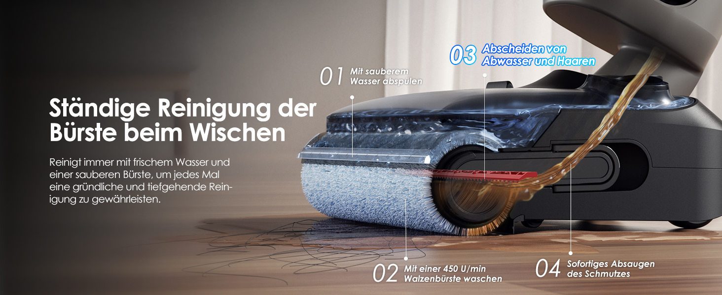 Вертикальний миючий пилосос Tineco Floor One S6 Stretch з функцією самоочищення
