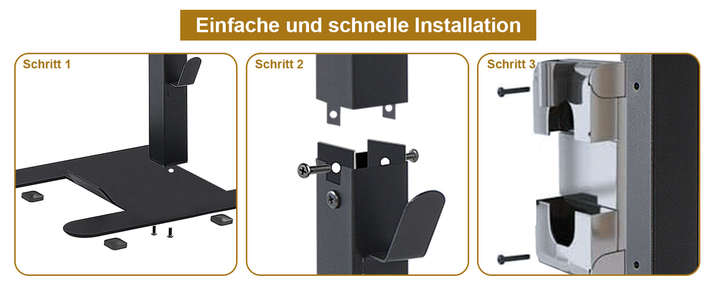 Підставка для пилососа OUTBROS, сумісна з Dyson V15, V12, V11, V10, V8, V7, V6, металева, чорна