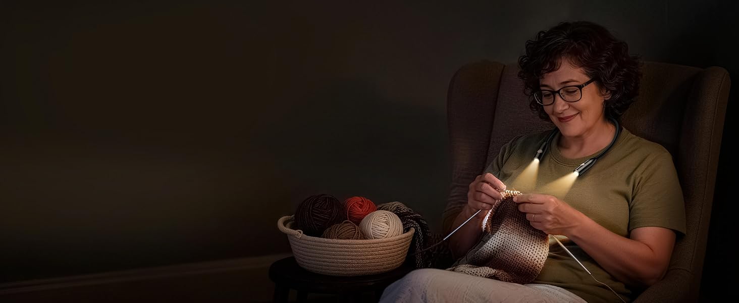 Ліхтар на шию Gritin для читання, ліхтар на ліжко з регулюванням яскравості та 3 режимами освітлення, LED лампа для книг 80 годин, гнучкий, чорний