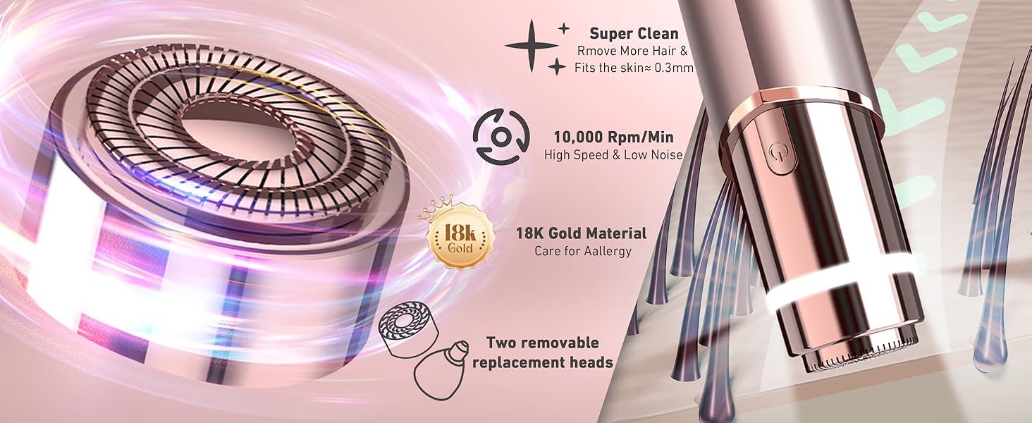 Електричний жіночий тример 5-в-1 для тіла та обличчя, бездротовий, для вологого та сухого гоління, білий. В комплекті: 2 змінні насадки.