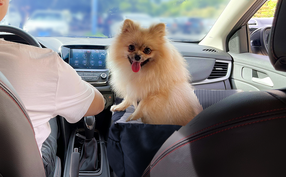 Автомобільний лежак для собак, миючий, стійкий до плям, синій, середній. Зберігання та супер м'яка бавовна PP. Безпечний та зручний для собак.