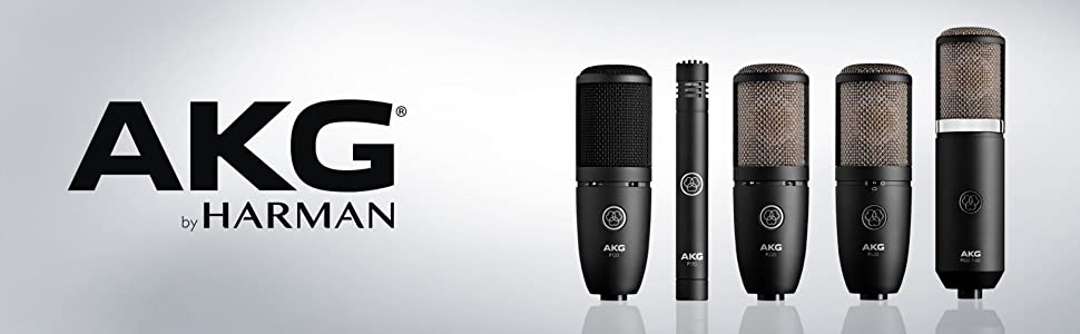 Мікрофон AKG P420 - студійний, велика мембрана, універсальний, чорний