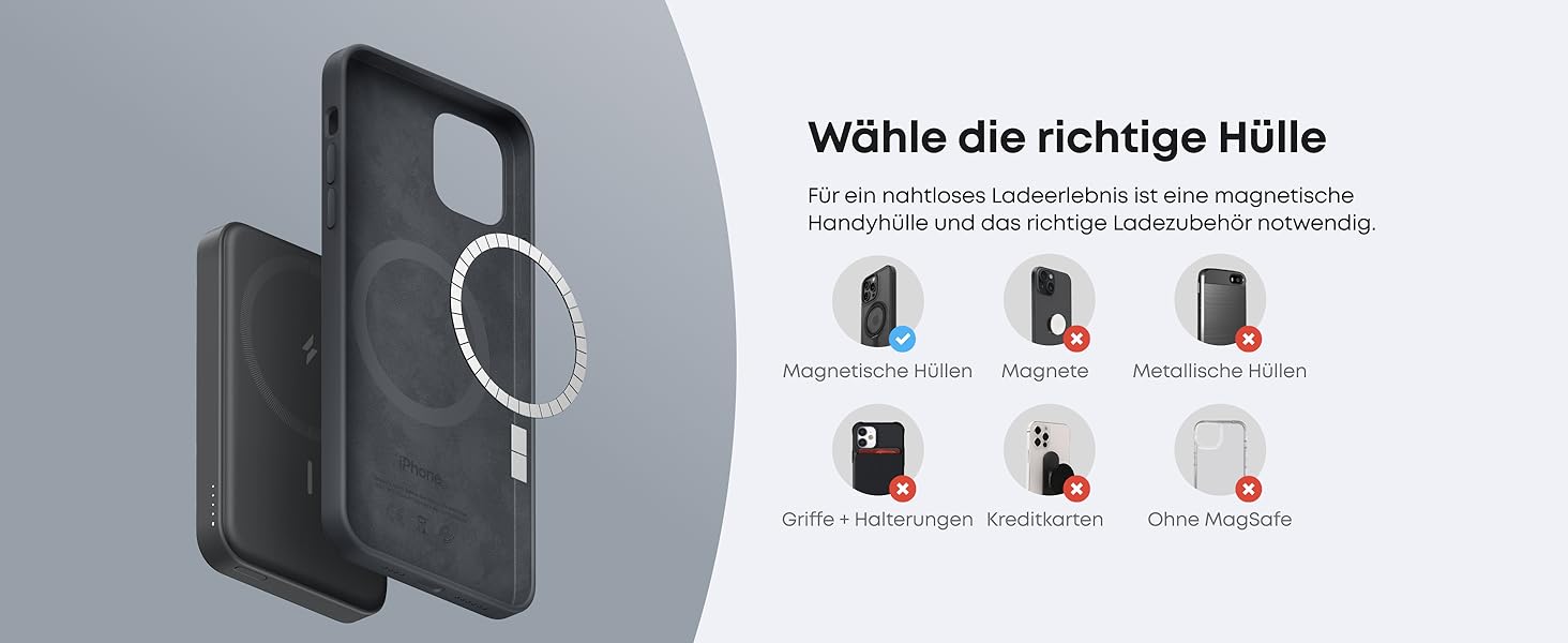 Anker MagGo Powerbank 5000mAh з магнітним кріпленням, USB-C, для iPhone 17/16/15/14/13/12, Interstellar