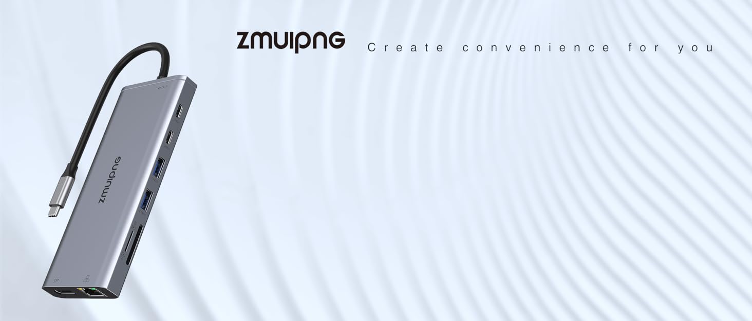 Док-станція USB-C для ноутбука 14-в-1: 2xHDMI 4K, DP, Ethernet, 4xUSB, 100W PD, SD/TF, Audio/Mic. Підтримка Dell, HP, Lenovo та інших ноутбуків.