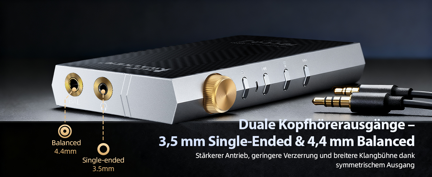 MP3 плеєр H20 Ultra HiFi 128GB Bluetooth 5.1 aptX/LDAC, ES9038Q2M DAC, Touchscreen 4