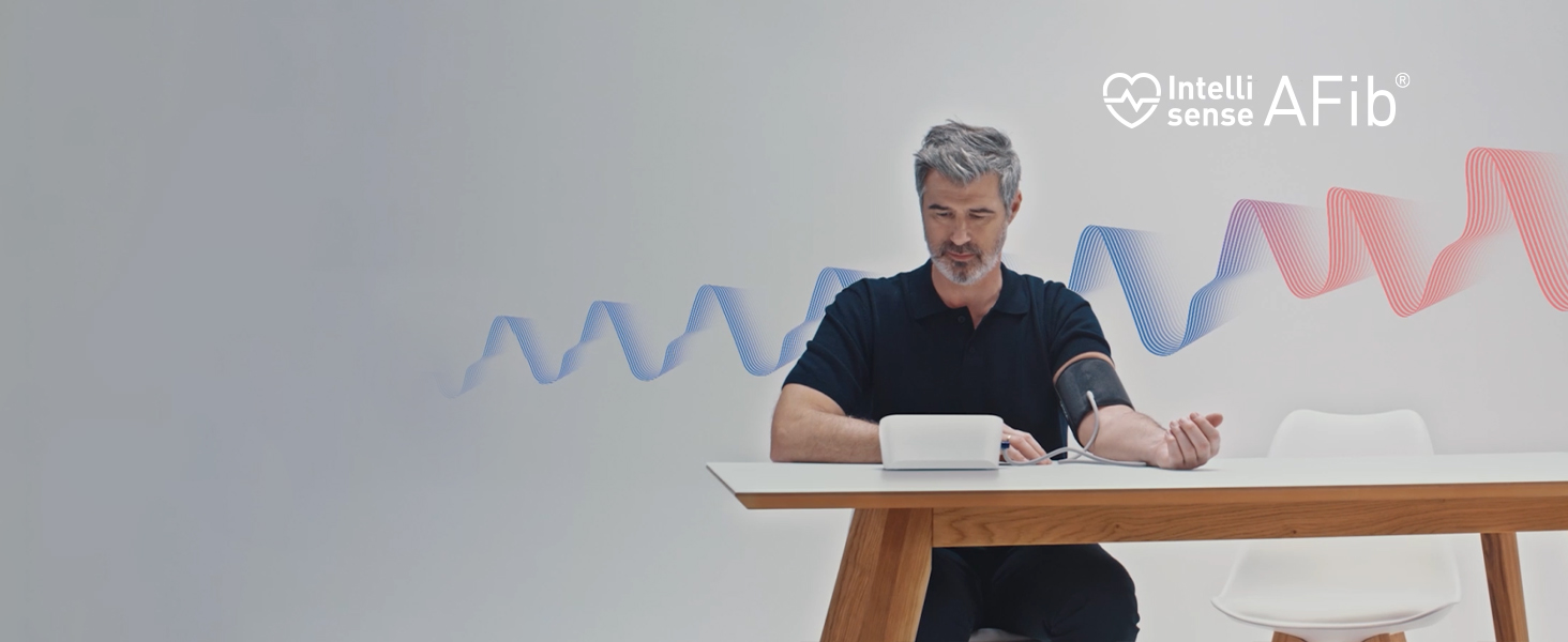 Тонометр OMRON X7 Smart AFIB: автоматичний, з визначенням фібриляції передсердь, клінічно перевірений, для діабетиків, з додатком для смартфона, 22-42 см