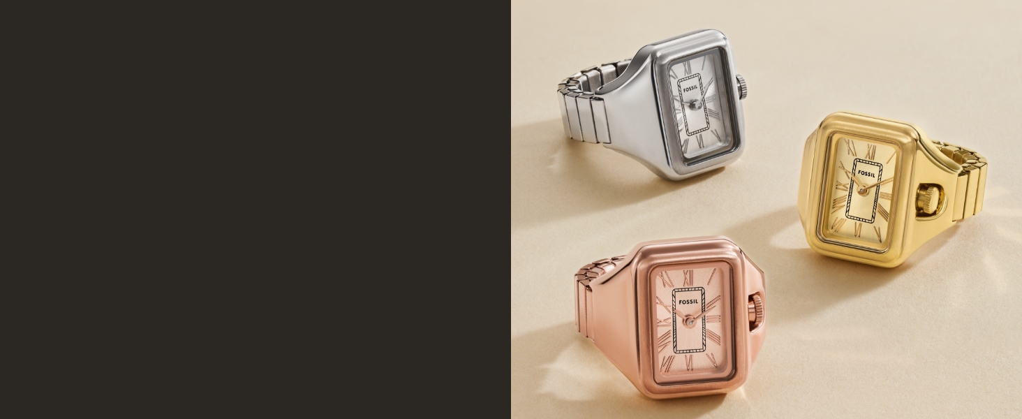 Жіночий кварцовий годинник Fossil Raquel зі сталевим браслетом, 23 мм, колір Smokey Black