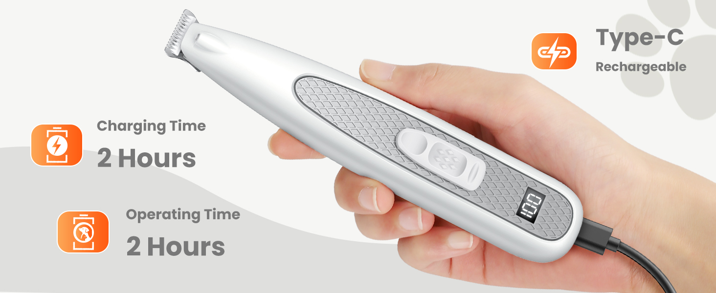 Триммер для собак Pfotentrimmer Paw Trim Pro: тиха, акумуляторна машинка для догляду за лапами, вухами та обличчям