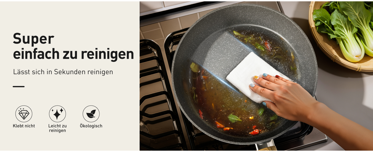 Набір каструль та сковорідок Kitchen Academy, 30 предметів, з антипригарним покриттям, сірий