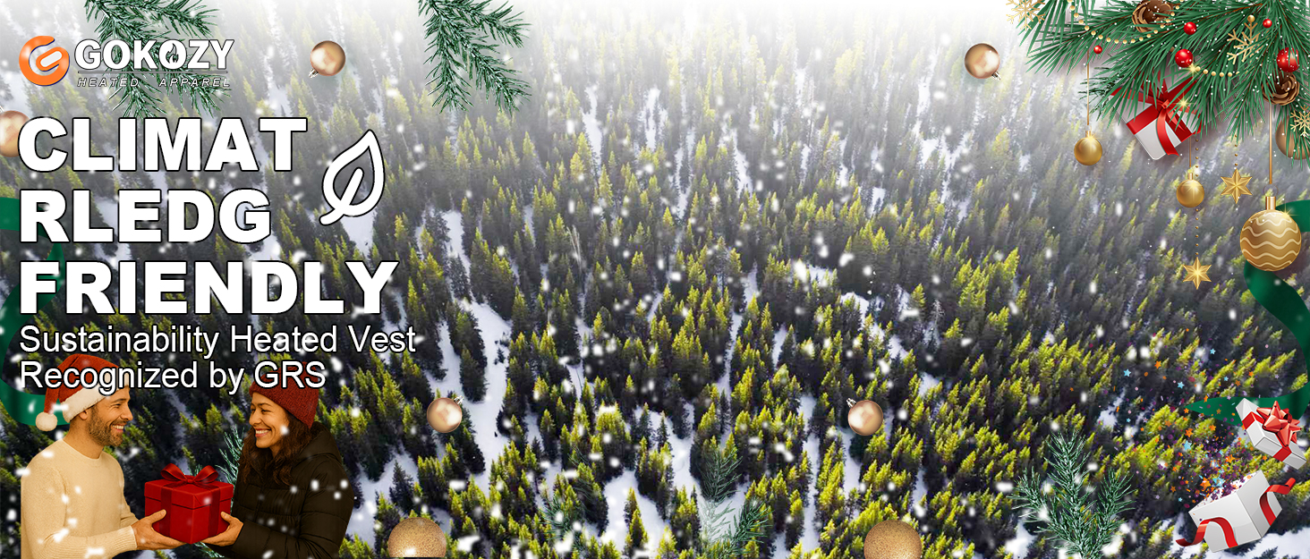 Обогрівальний жилет Gokozy для чоловіків та жінок з акумулятором 10000 mAh та 5 зонами обігріву, чорний XL