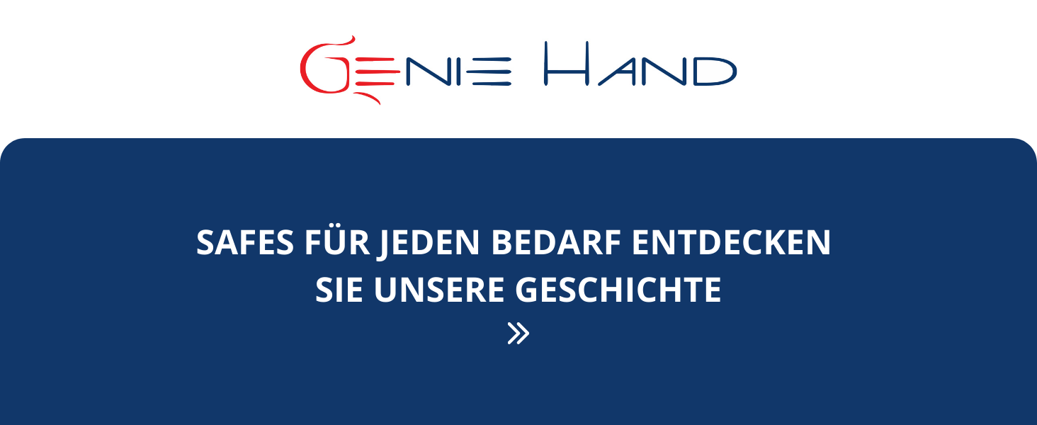 Сейф меблевий Genie Hand для дому з електронним замком, ключем та щілиною для депозитів – клас B, захист від вибивання