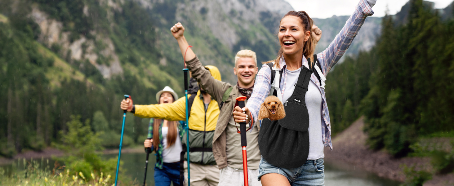 Сумка-переноска для собак SlowTon, чорна, для собак 2,7-5,4 кг