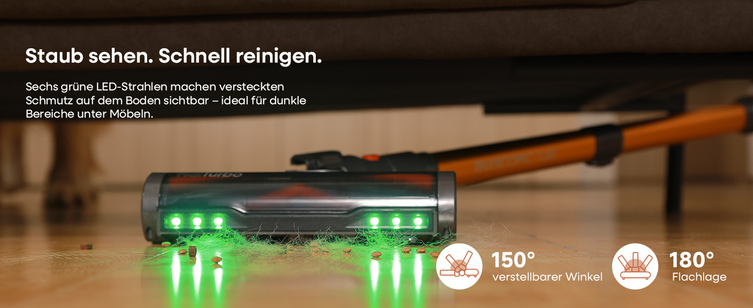 Бездротовий акумуляторний пилосос KIPMAX 50000Pa, 550W, 70 хвилин, 1.5L, з дисплеєм, антизаплутана щітка, 7-шаровий фільтр, 2 арома-пластини, для килимів, шерсті тварин, твердих поверхонь, золотий