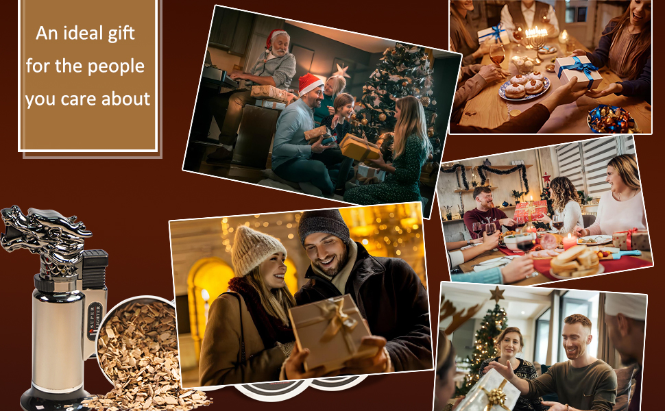 Набір для копчення коктейлів та віскі з 4 дерев'яними стружками, ретро-набір для створення димчастих напоїв, ідеальний подарунок для батька, чоловіка та любителів коктейлів