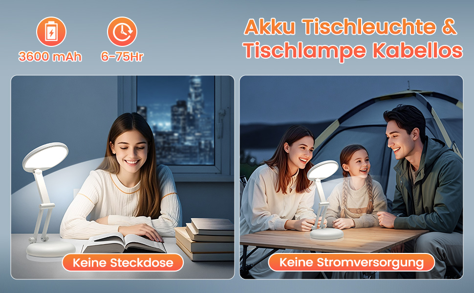 Світлодіодна лампа для читання One Fire 48 LED з USB, 10W адаптер, 40см, гнучка, біла - нічник для дитячого ліжка