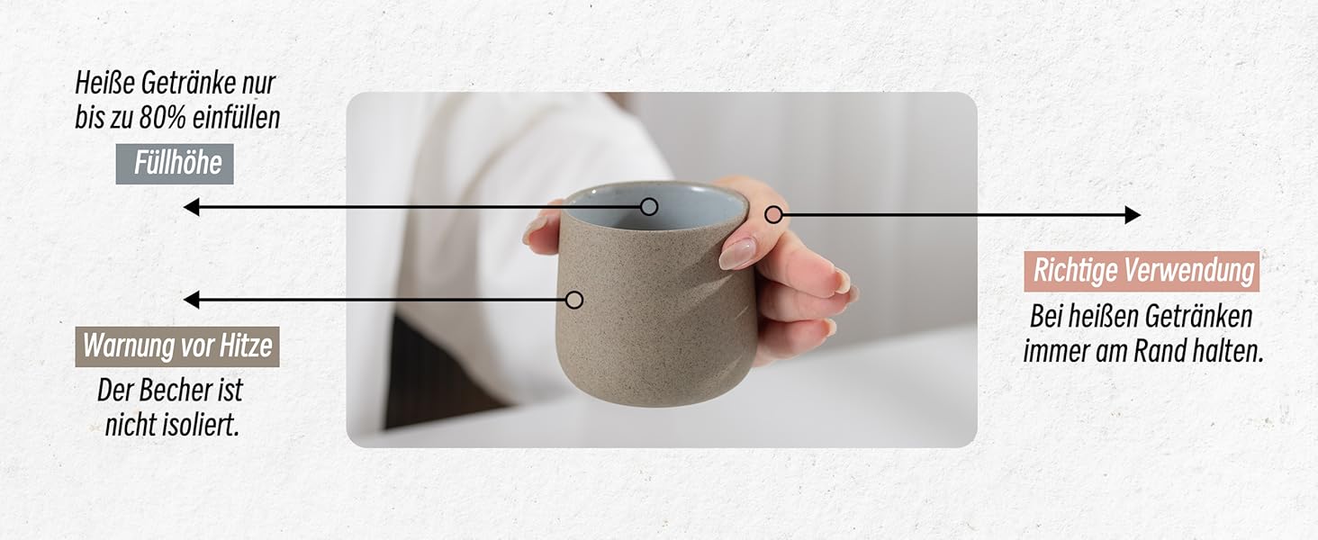 Японський чайний набір Teanagoo з кераміки, 205 мл, темно-сірий, 4 шт.