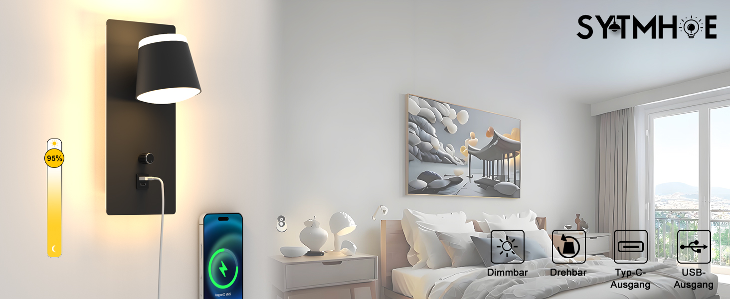 Сучасна LED-стілева лампа Sytmhoe з димуванням, керуванням через додаток, 12W, 960LM, акрил, з пультом, 85-265V, для спальні/вітальні, срібна