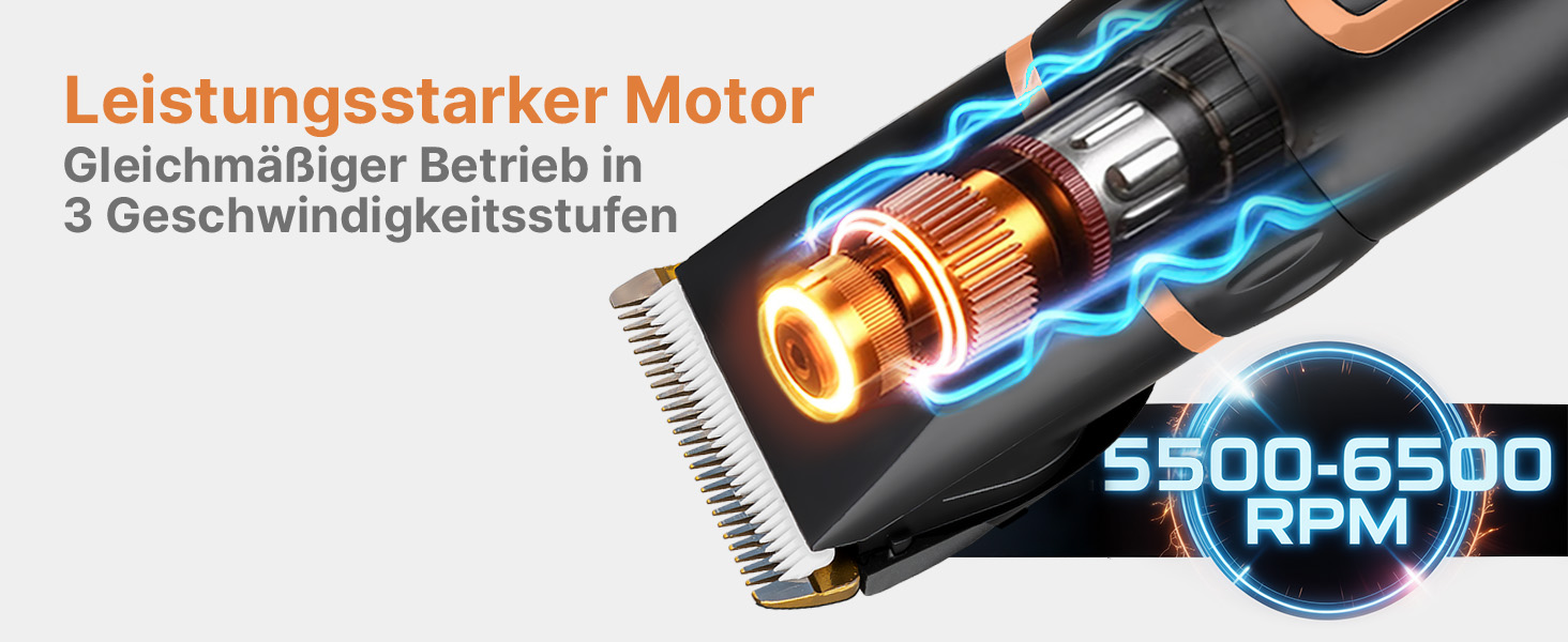 Машинка для стрижки собак RAGI - бездротова, тиха, акумуляторна для собак та котів, чорна