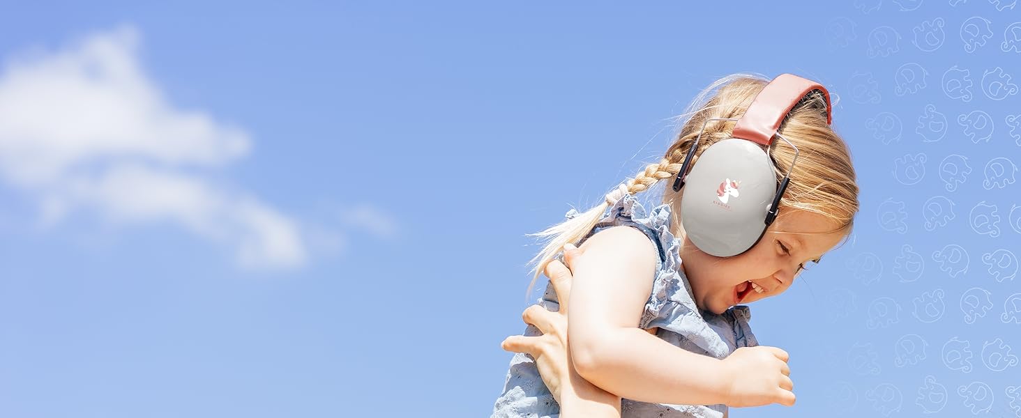 Schallwerk® Kapselgehörschutz Kiddies: Навушники для захисту вух для дітей | Навушники для захисту від шуму, преміум-якість, mini, для повсякденного використання та заходів (Унікорн Дасті)