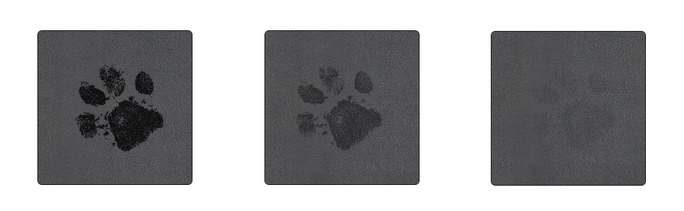 Нековзна килимок під миску для собак та котів Walant, легко миється, швидко сохне, сірий