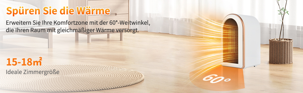 Електрична теплова гармата 2000W з пультом керування, 58 см, з осциляцією 70°, 3D-полум'я, LED-дисплеєм, ECO-режимом та таймером 12 годин - для обігріву спалень та офісів