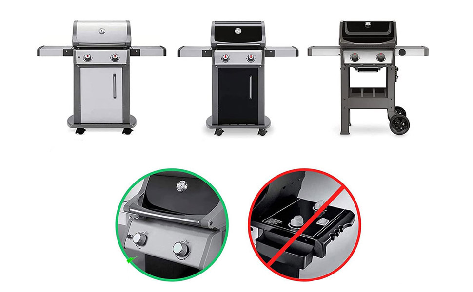 Решітка-гриль чавунна для газових грилів Weber Spirit I & II 200, Spirit E-210, E-220, S-210, S-220 (замінна, сумісна з 7637)