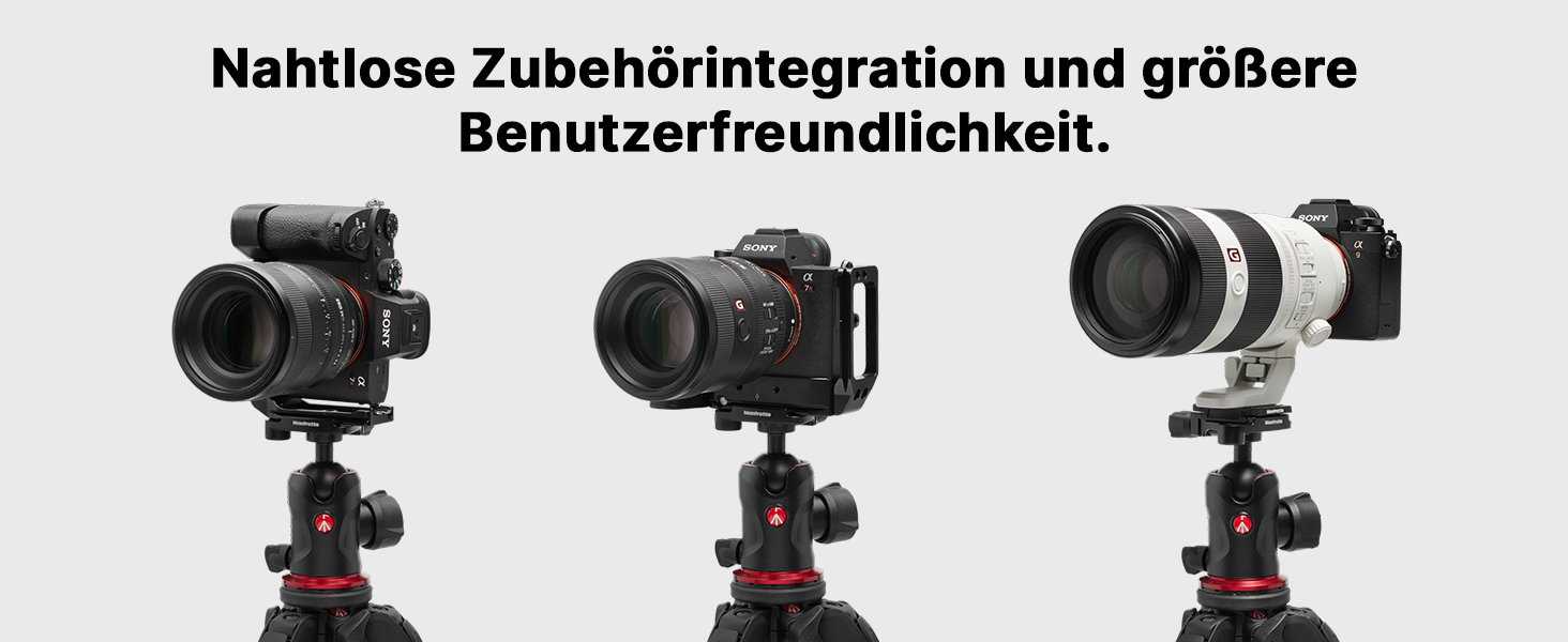 Штатив Manfrotto 190X з алюмінію – 3-секційний для бездзеркальних та DSLR камер (Alu 3 Segm Kit з Arca Swiss)