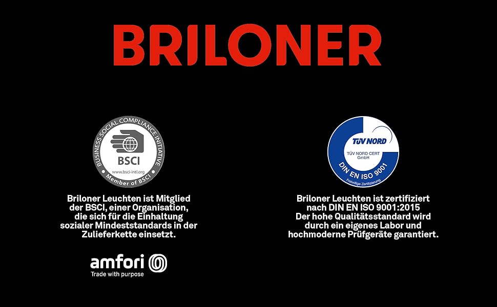 BRILONER LED стельова лампа з пультом, диммована, регульована від теплого до нейтрального білого, для вітальні, спальні, кухні, чорна, 104x42 см