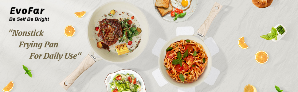 Керамічна сковорода 24 см з антипригарним покриттям, для індукційних плит, ідеальна для омлетів та смаження