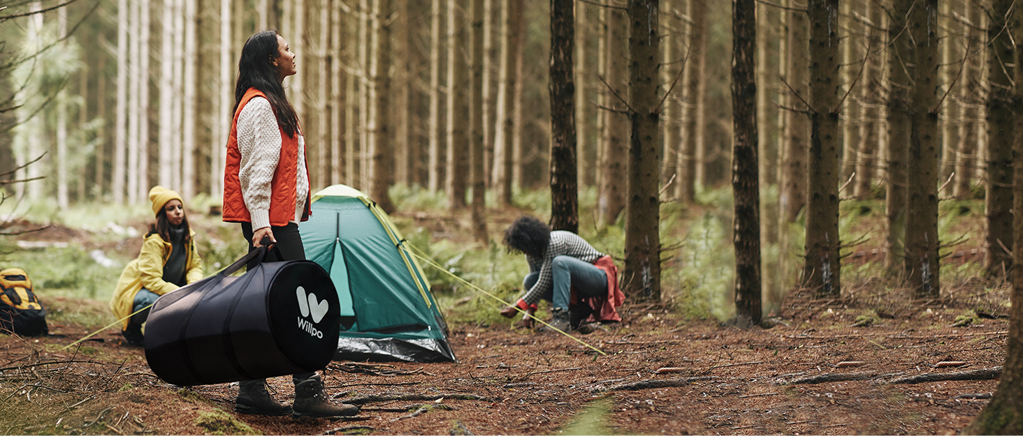 Пінамат для кемпінгу Willpo: туристичний матрац для авто, намету, outdoor