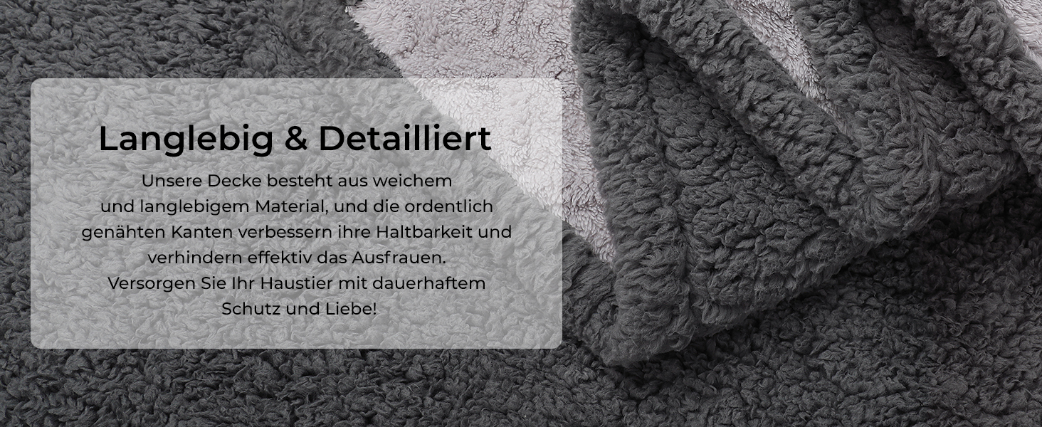 Водонепроникний коврик для собак Luciphia, миючий, для собак, котів, цуценят, м'який флісовий коврик з Sherpa, середнього та великого розміру для ліжка, дивана, софи, (102 * 145cm) (145 * 165cm), сірий в клітинку