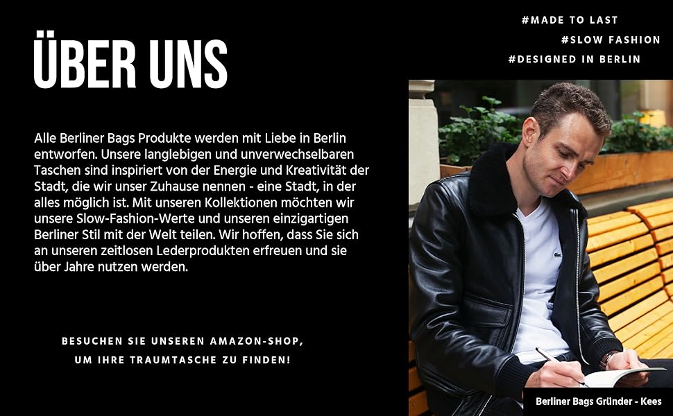 Преміальна косметичка Berliner Bags Anna з натуральної шкіри, компактна жіноча та дитяча, чорна