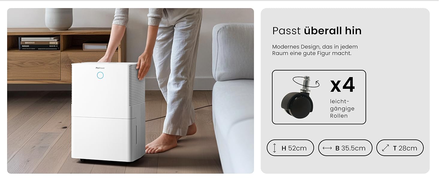 Про Breeze OmniDry - електросушарка повітря з Wi-Fi, 12л/24г, режим прання, датчик вологості, таймер, проти цвілі, для приміщень до 25м²