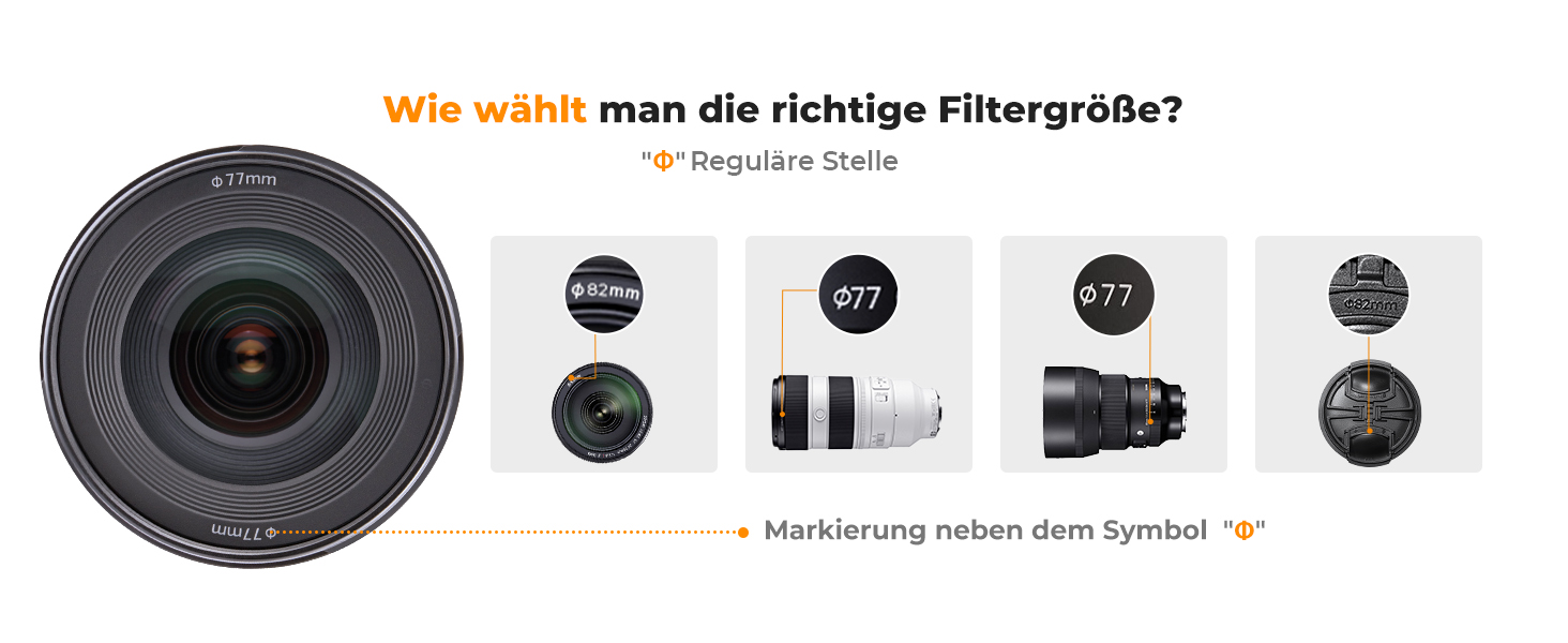 Фільтр K&F Concept Nano-X Serie 82mm ND1000000 - нейтральний фільтр (20 ступенів затемнення) для фотографії небесних явищ