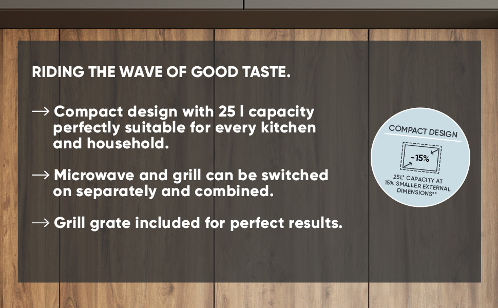 Мікрохвильова піч Severin 2-в-1 з грилем, 20 л, чорна, MW 7762. Плоский скляний стіл, 2 рівні, велика площа, для прямокутного посуду, легке очищення