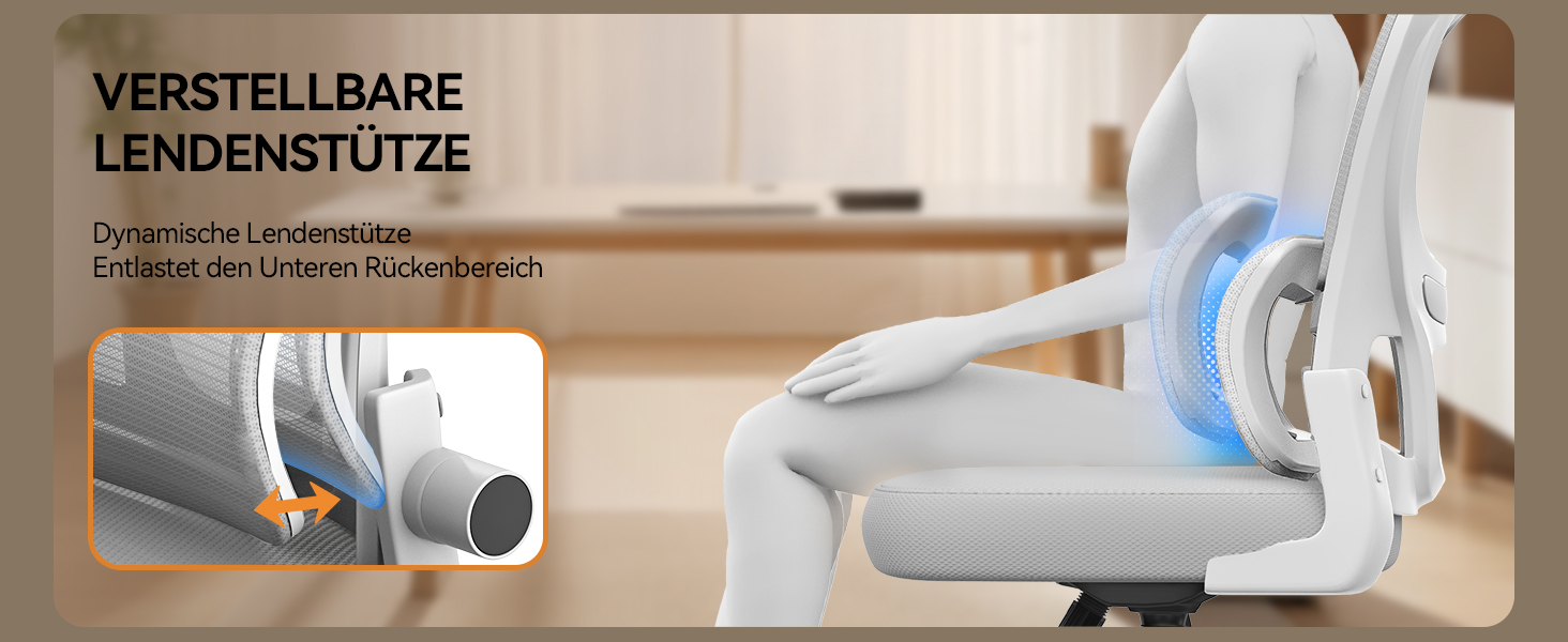 Офісний стіл Naspaulro: ергономічне крісло з регульованою підголівником, підлокітниками та підтримкою попереку. Динамічний поворотний стіл з дихаючою сіткою для дому та офісу (Сірий 2, без підголівника)