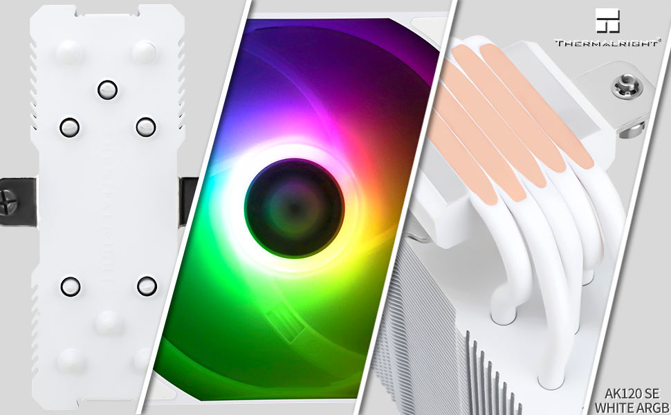 Thermalright Assassin King 120 SE ARGB: Кулер для CPU з 5 Heatpipes та PWM вентилятором TL-C12C-S, сумісний з AMD AM4/AM5 та Intel LGA 1700/1150/1151/1200