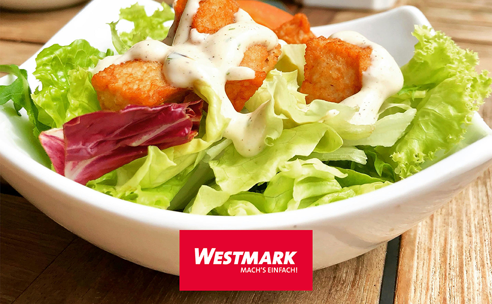 Салатниця Westmark об'ємом 4.4 л, пластик, BPA-free, прозора/біла/зелена, 2430224A