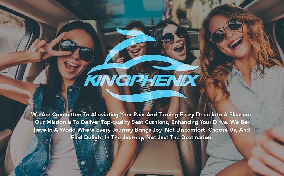 Автоподушка для сидіння Kingphenix: Memory Foam для легкових та вантажних автомобілів – знімає біль при ішіасі та болях у спині – підвищує комфорт водіння – чорна