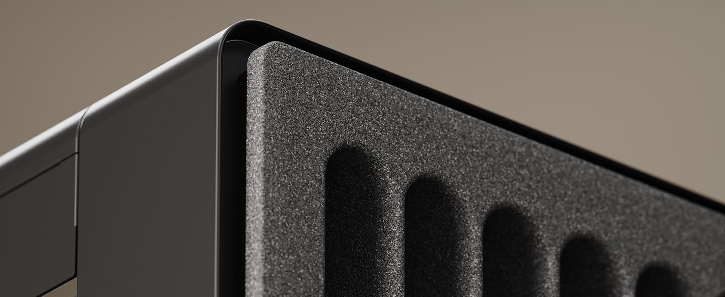 Корпус ПК HAVN BF 360 Flow: Midi-Tower з 3 вентиляторами, посилене охолодження, скло Tempered Glass, чорний