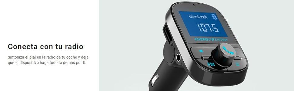 FM-трансмітер для авто Energy Sistem PRO з Bluetooth, USB, microSD, MP3, дисплеєм та гучним зв'язком