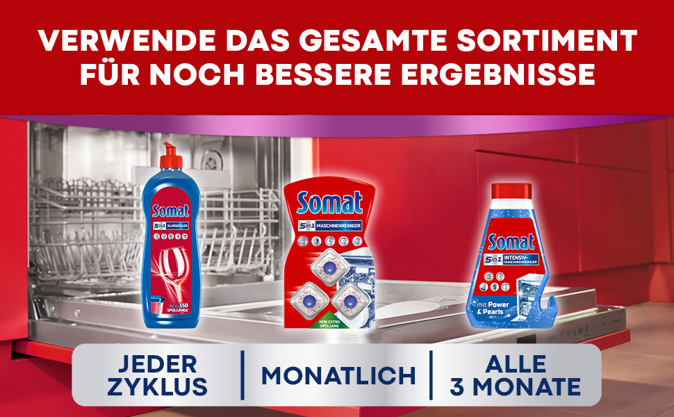 Таблетки для посудомийних машин Somat All in 1 Extra, для всіх програм (Eco, коротких, низькотемпературних), 92 шт