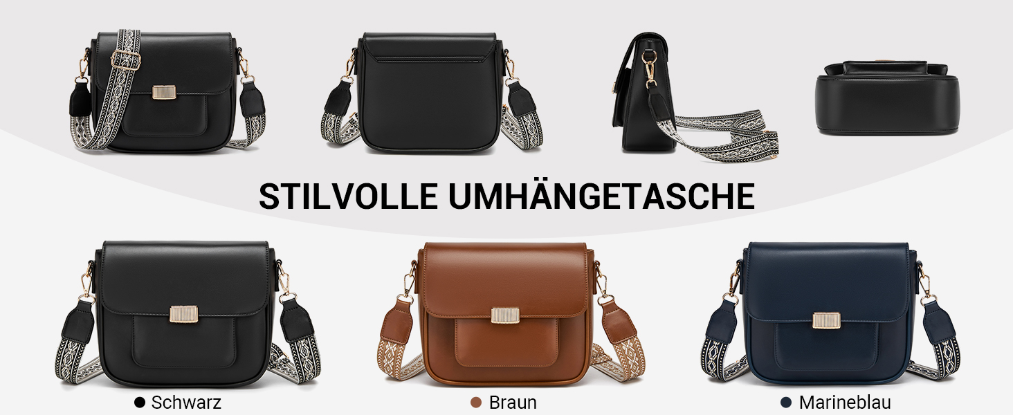 Сумка жіноча Miss Lulu середнього розміру через плече, екошкіра та замша, вінтажний стиль, чорна (2513)