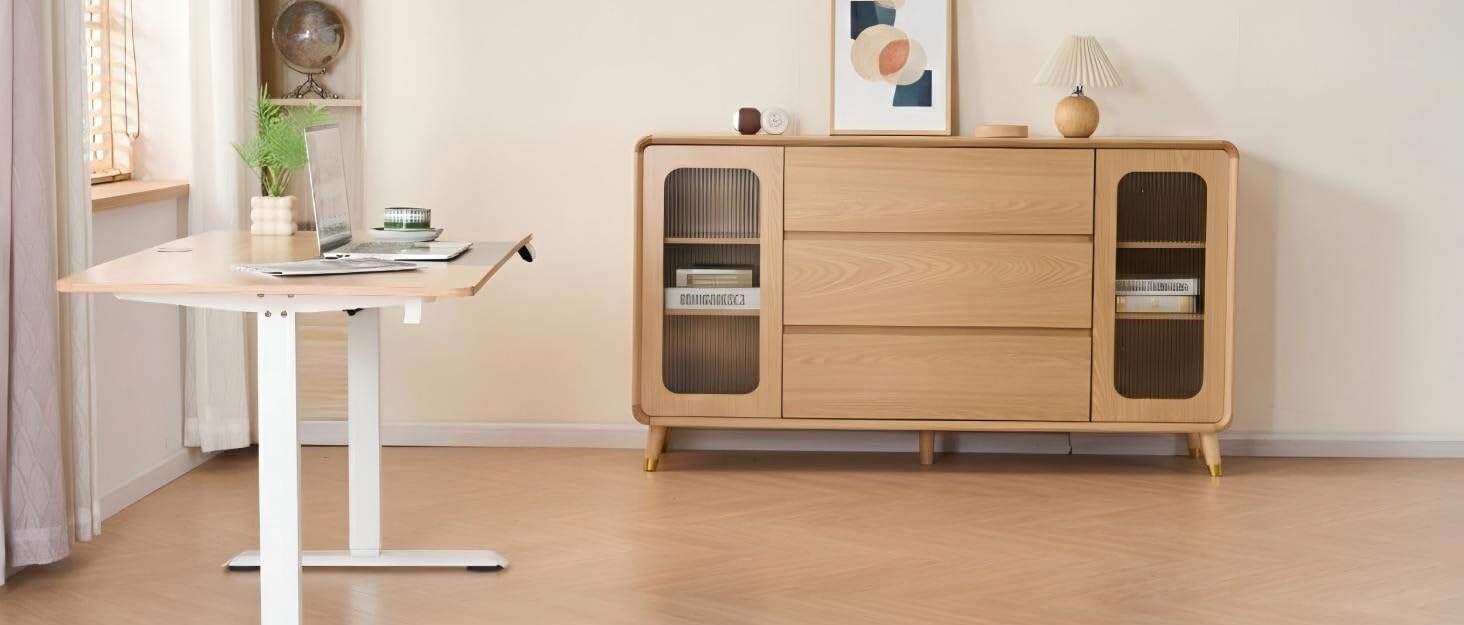 Ергономічне крісло для офісу, ігрове, з підлокітниками, регульоване по висоті, з PU шкіри (Чорний)